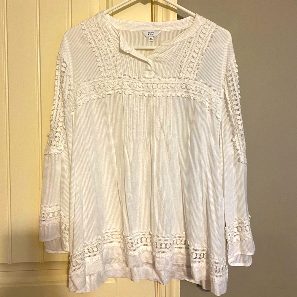 Boho style 3/4 sleeve top
